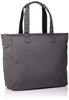 Sac fourre-tout à bandoulière Anello Grande GU-H2316 SPS Léger Repousse-l'eau Polyester Chiné 2 voies, Gris