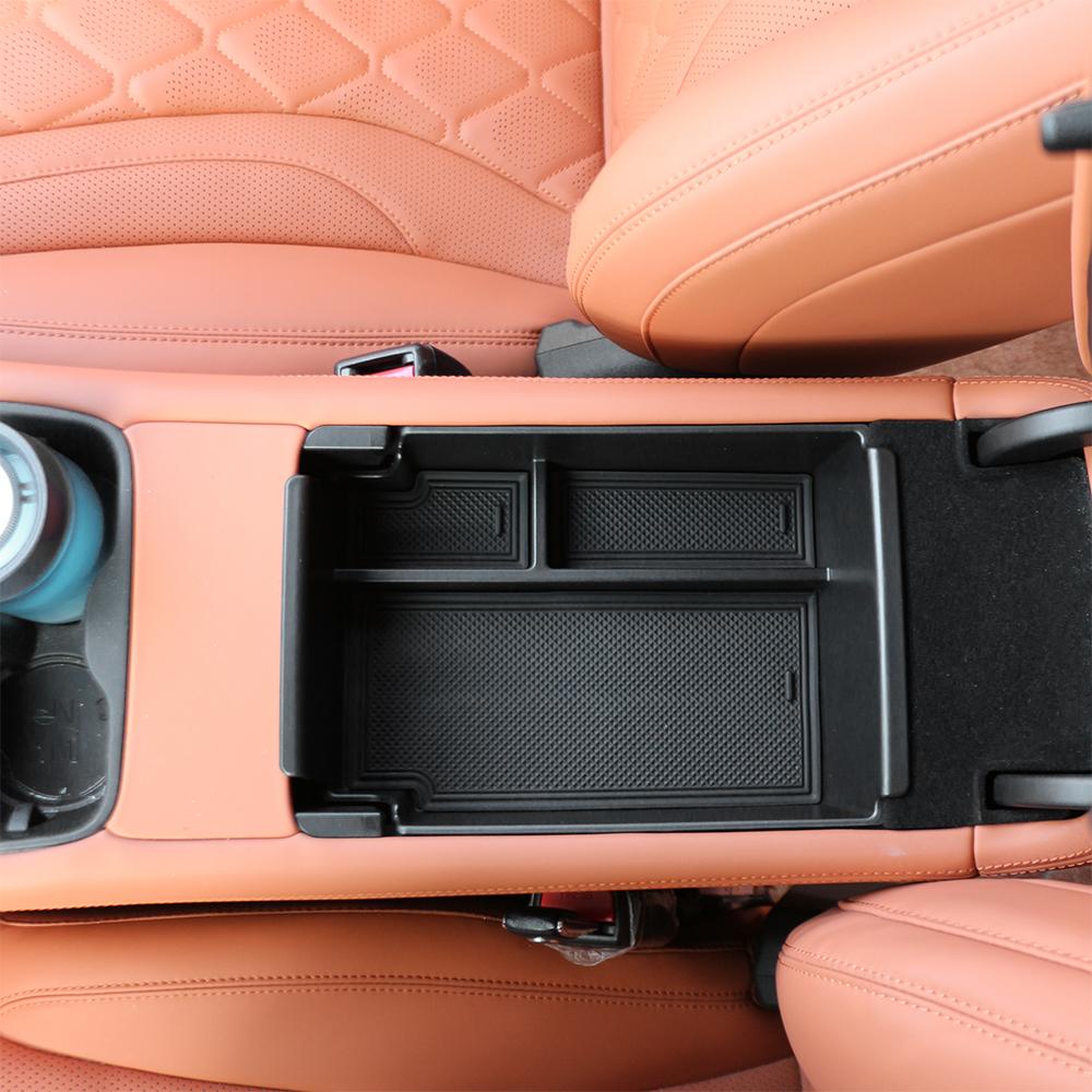 for BYD Sealion 07 2024 2025 Armrest Storage Box (Not Fit Korea)Center Console Layered Storage Box Cup Holder Modification