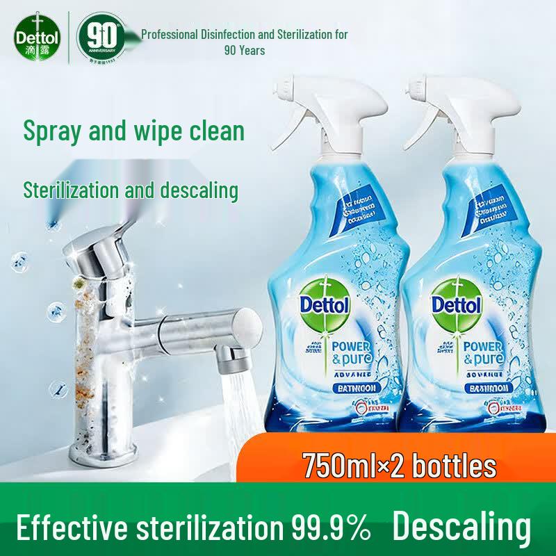 Dettol Disinfectant Spray Foam & Toilet Cleaner Duo Pack