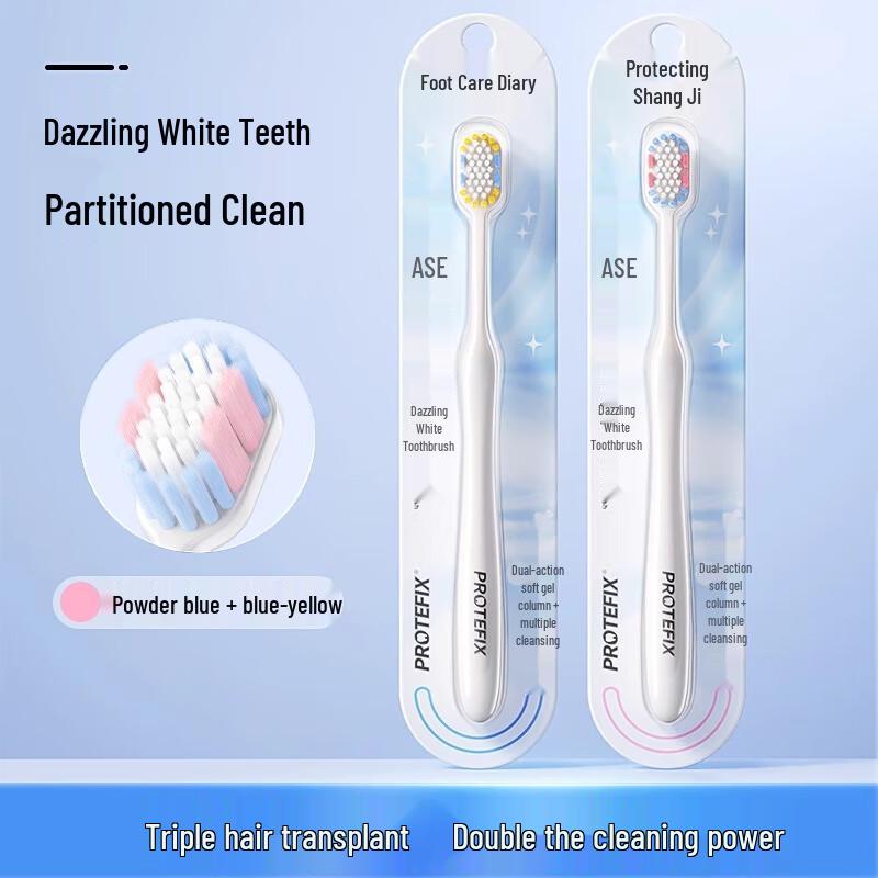 PROTEFIX Adult & Teen Soft Bristle Toothbrushes