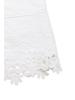 2026 Resort Style White Lace Patchwork Drawstring Shorts
