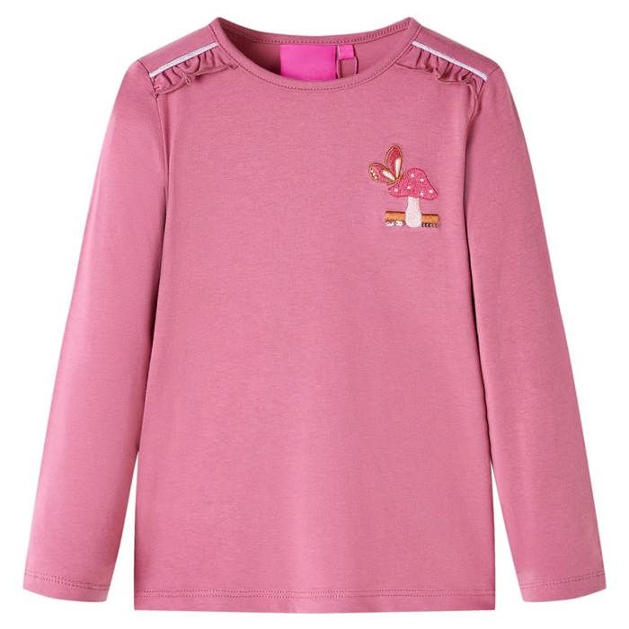 Kids' Long-sleeved T-shirt Raspberry 92/104/116/128/140