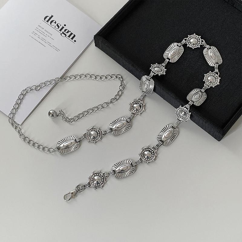 Bohemia Metal Butterfly Waist Belt For Women With Vintage Decorative Accent