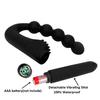 Silicone Vibrating Prostate Massager Vibrator Butt Anal Plug Men Male Sex Toy