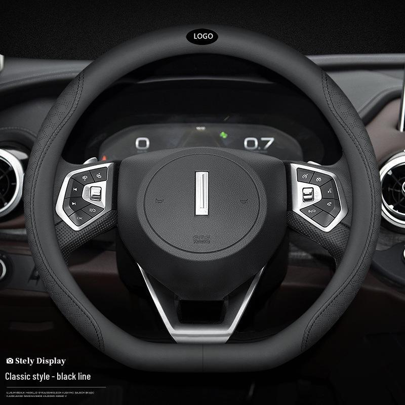 Echtes Leder Lenkradbezug für Great Wall WEY VV7 VV5 VV6 Mocha WEYP8