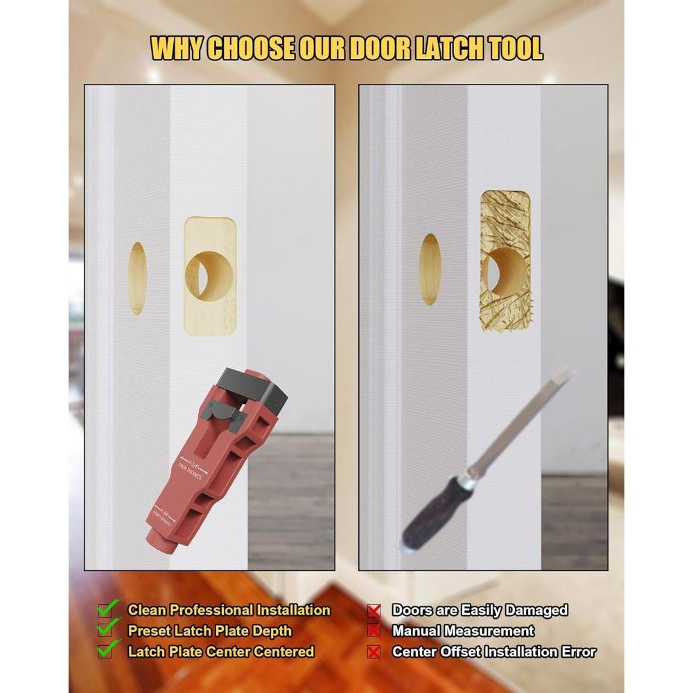 Holzbearbeitung Türriegel Zapfenlochwerkzeug Zapfenlochbearbeitung Anreißwerkzeug Tischlerprojekte