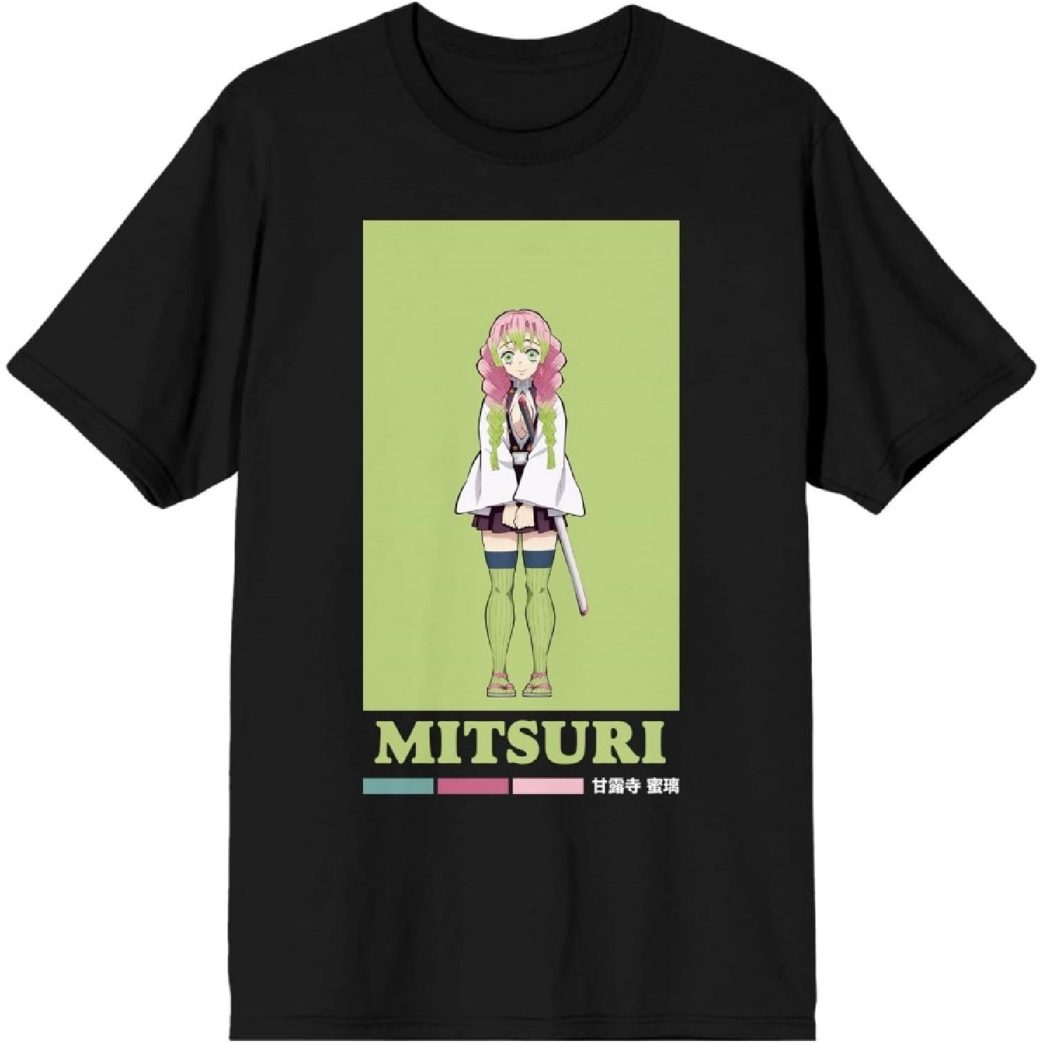 Demon Slayer Mitsurio Black T-Shirt XXXXXL разноцветный