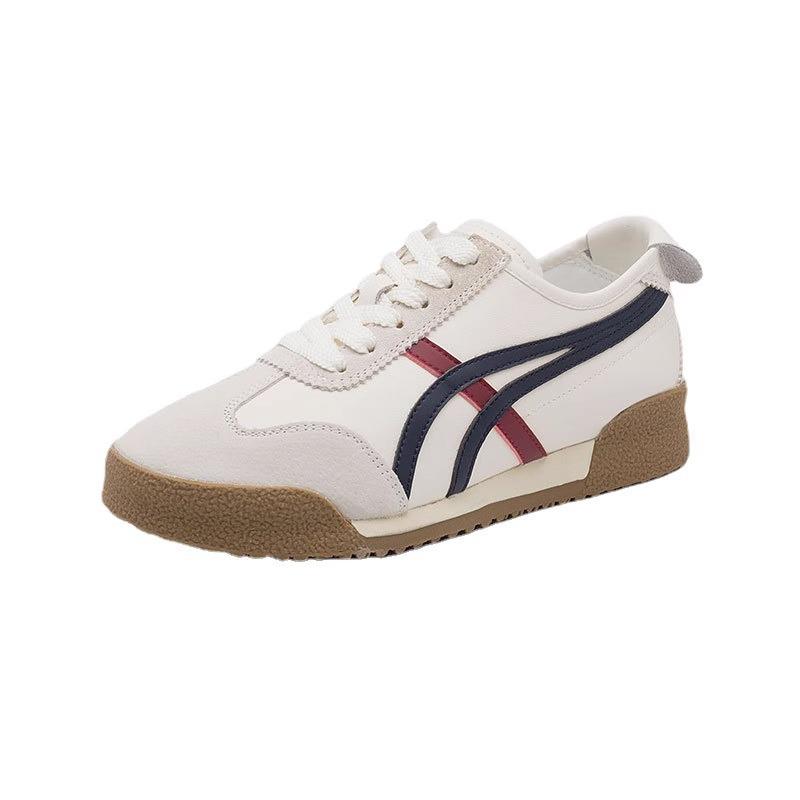Versatile Waffle Forrest Gump Shoes Women's 2025 Popular Retro German Training Shoes Women's Little White Shoes Casual Sports Flat Shoes