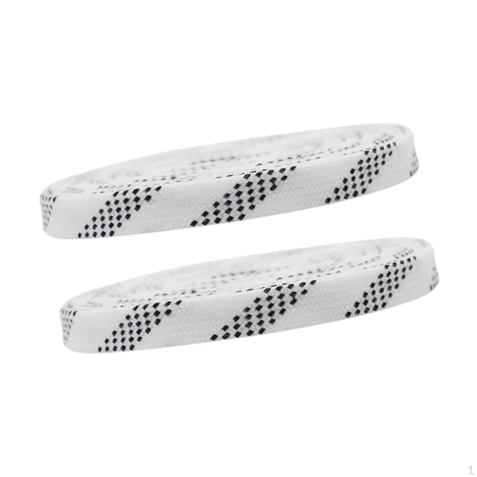 

1 пара вощеных шнурков для хоккейных коньков шириной 1 см, шнурки для хоккейных коньков, аксессуары для коньков 244cm белый