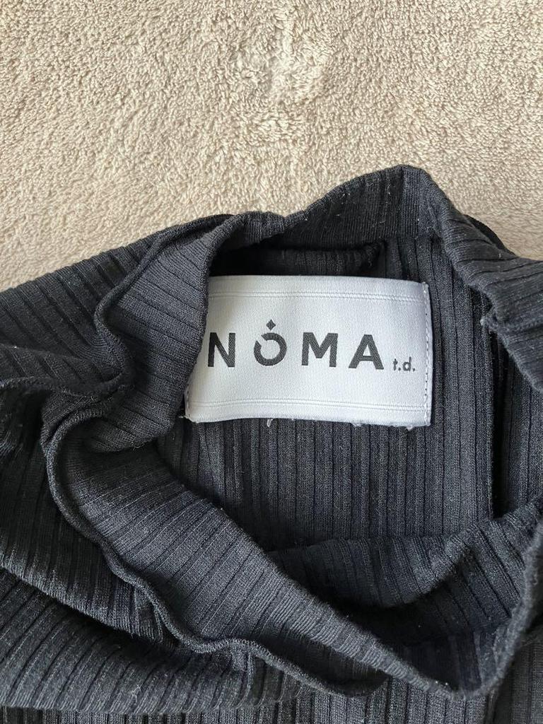 [USED] NOMA T.d. Cut and Sewn Ribbed Long Dress