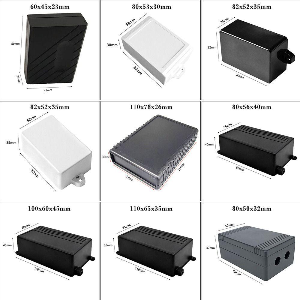 Waterproof DIY Housing Instrument Electronic Project Box Circuit Board Box Security Monitoring Case Durable Plastic Power Box
