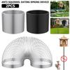 2PCS Squirrel Proof Spring Device Metal Squirrel Baffle Barrier Coil Anti Squirrel Spring Device Quirrel Baffle for Bird Feeders