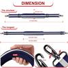 [ZINZ] Ultra-Thick Fixed Padded Shoulder Strap, 193cm, Universal Bag Strap with Cushion and Dual Balance Adjustable Buckle, Suitable for Laptop Bags,