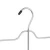 SONGMICS Trouser Skirt Hangers with Clips, Set of 3 Space Saving 4-Tier Metal Pant Hangers, with 8 Adjustable Non Slip Clips, for Slacks, Jeans