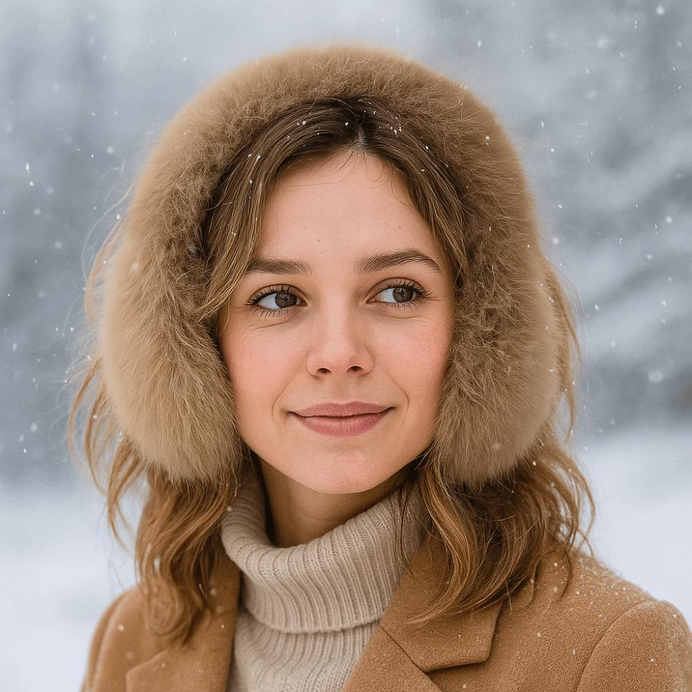 Cold Protection Soft Plush Earmuffs Winter Warm Faux Fur Ear-Muffs  For Women Men Outdoor