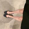 The same Miss Windsor French bow light mouth ballet shoes 2025 spring and autumn one word with flats