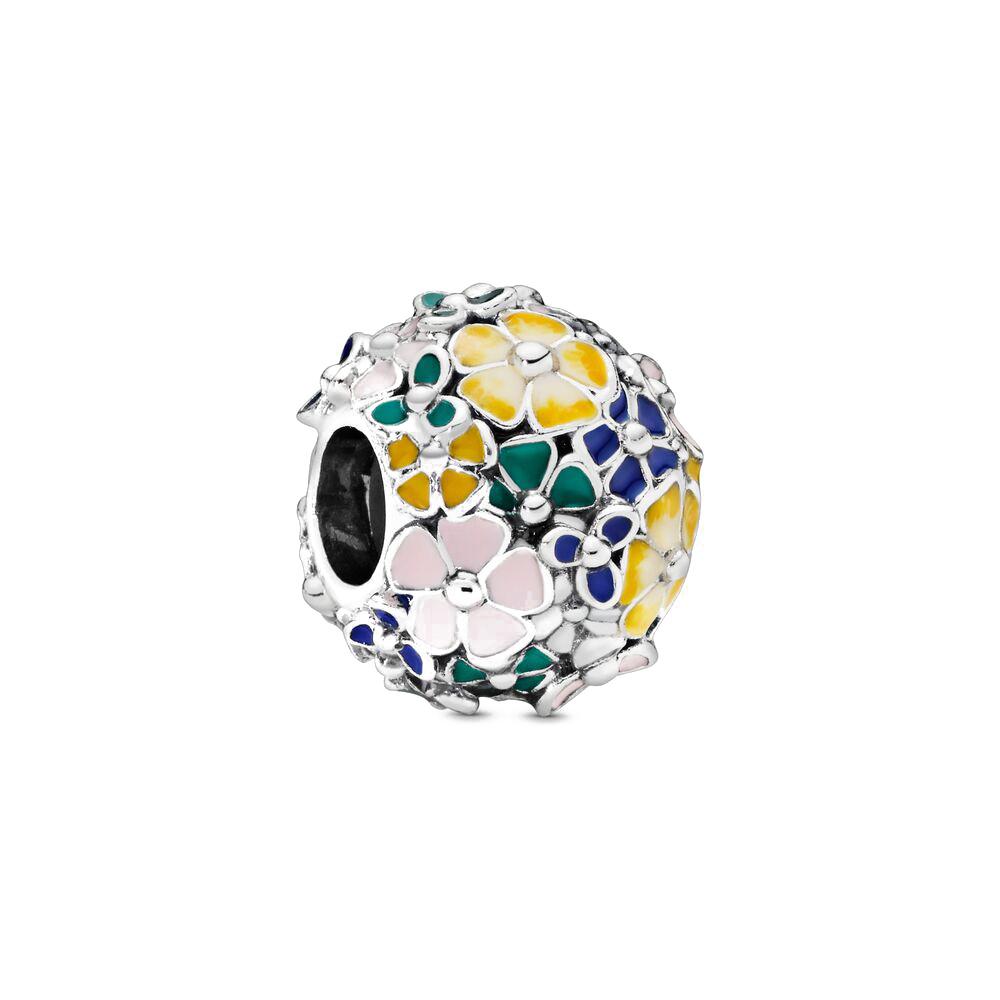 Original Charmscopper Flower Bouquet Sunflower Love Dangle Charm Bead Fit Diy Bracelet Trinket For Women Jewelry