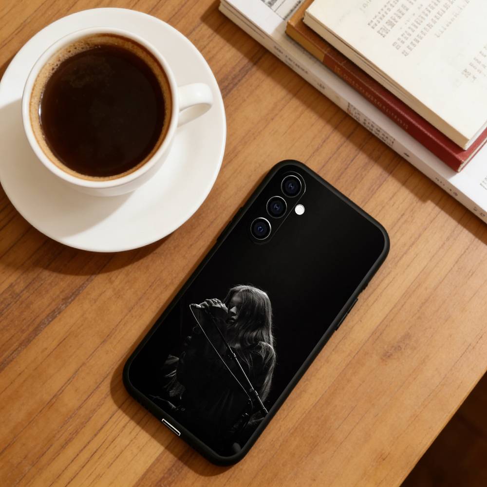 Singer e-Ethel Cain Phone Case Black Silicone Soft For Samsung Galaxy A73,A72,A71,A70,A53,A52,A51
