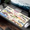 Tapis de Souris Impression Crayon Shin, pour Clavier Pad Ordinateur Portable Tapis pour Bureau Utilisation à Domicile, Décoration de Bureau, Cadeau d'Anniversaire Parfait pour les Joueurs