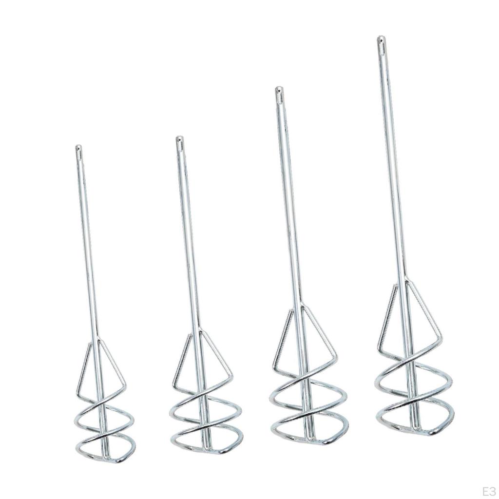 Color Mixing Paddles, Bucket, Mortar , Rust-resistant Cement Mixer Tool, Spiral Rod for DIY