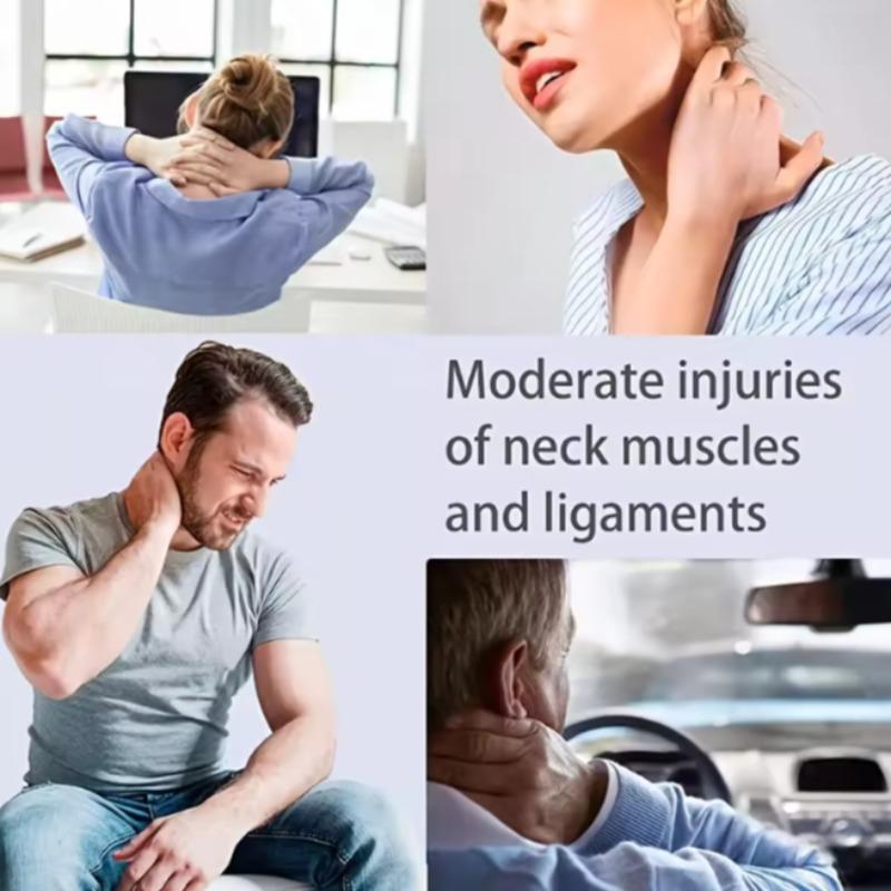 1pc Neck Pain Relief Device - Adjustable Cervical Traction Collar for Posture Correction, Forward Head Support, Home Office Use