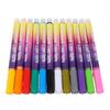 12 Kleuren Nail Art Pen Set Sneldrogend   Duurzame Kleuren Manicure Nagellak Pen voor Beginners