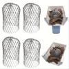 4-Pack Aluminum Gutter Guard Protector, Expandable Leaf Guard Mesh Filter, Debris Prevention for Downspouts, Easy Installation, Durable Material