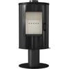 Wood Burning Steel Stove KRATKI AB S/N/O/DR/GLASS Rotatable Ø 150 8 kW