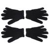 4PCS Hair Color Gloves Reusable Hair Dye Gloves Protection Oil Proof Profession Hair Bleach Gloves for Barbershop Black
