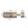 Brass Door Security Bolt Latch for Easy Installation In Various Settings