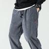 Workowate spodnie joggery ze sztruksu Męskie spodnie dresowe Tech Fleece Męskie Jesień Zima Casualowe spodnie haremowe Męskie Sportowe Termiczne spodnie