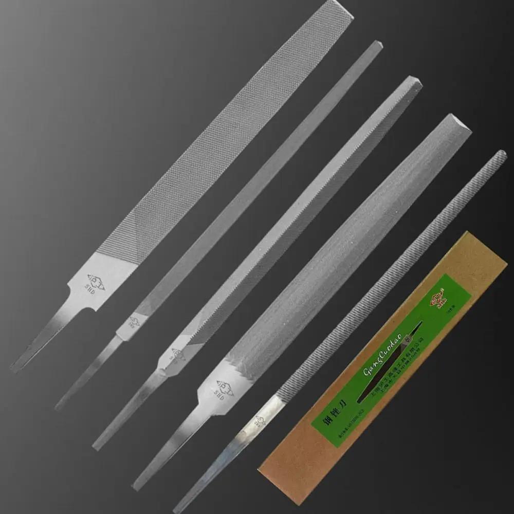 Wear-resistant Steel Steel Files Flat/Semicircle/Triangle/Circle/Square 6/8 Inch Hand File Grinding Sharpening Sharpener Metal