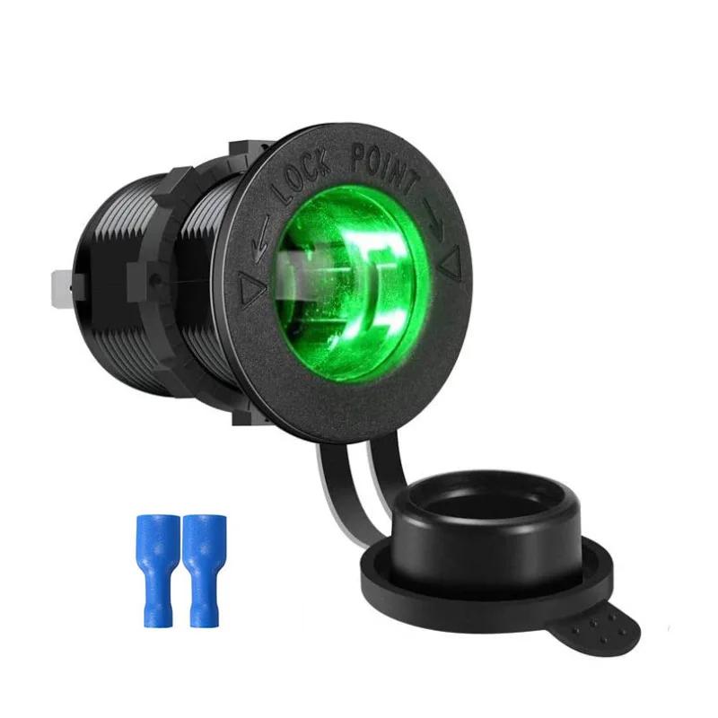 Allume-cigare de moto 12V-24V, prise de courant étanche, adaptateur de prise de courant pour bateau marin camion RV ATV