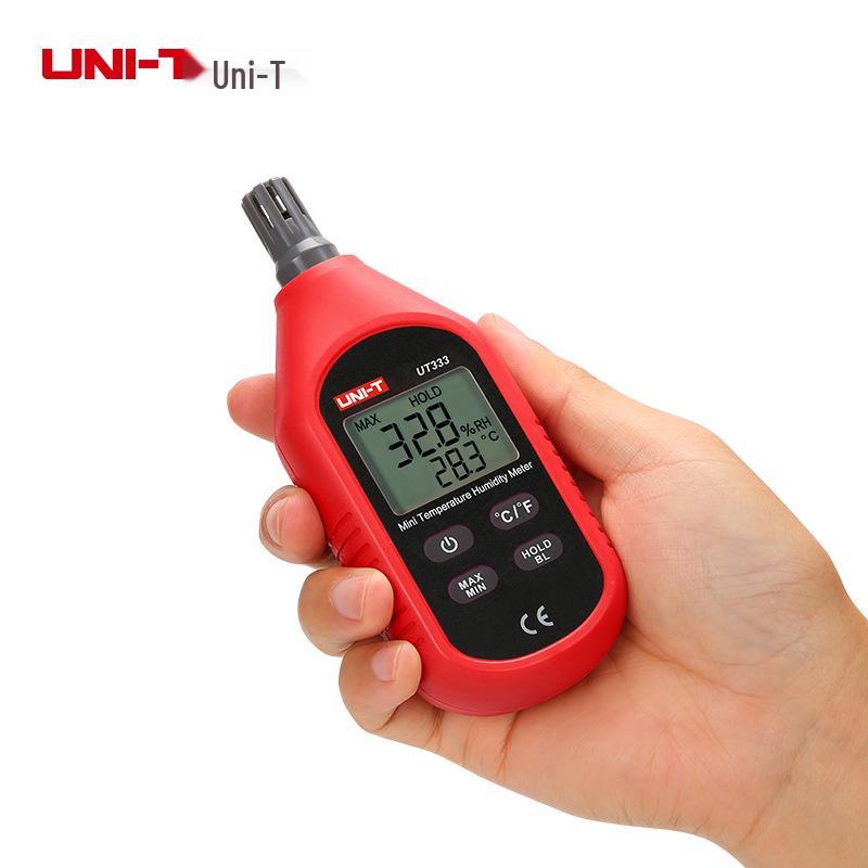 Uni-T UT333 Digital Indoor/Outdoor Handheld Thermohygrometer for Industrial, Agricultural, and Household Use