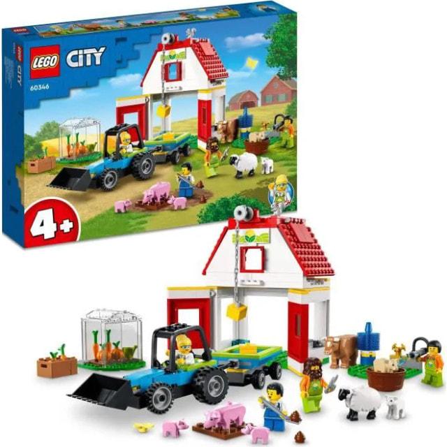 

LEGO City 60346 Stall- und Bauernhoftiere mit Schaf- und Kuh-Minifiguren