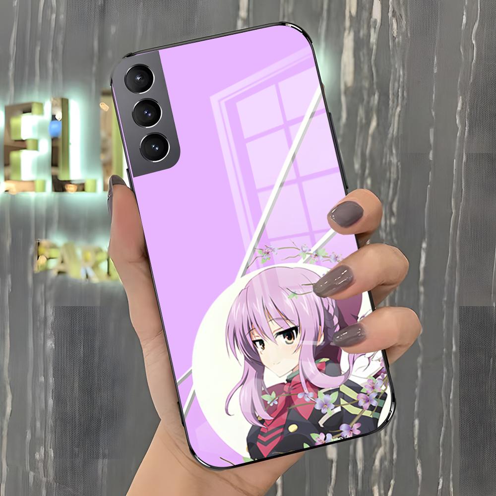 Anime Seraph Of The End Phone Case For Samsung A25 A13 A33 5G A54 A36 A35 A56 A52 A14 Shockproof Glass Cover