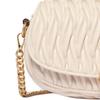 Michael Kors Mila Oval Flap Design Crossbody Bag Small Women Bags Cream 35S6GIMC5Y-WHITE