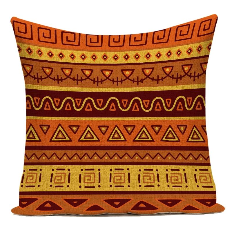 Africa Decorative Cushion Cover African Woman Custom Pillow Case National Costume Pattern Sofa Home Decor Pillow Cover