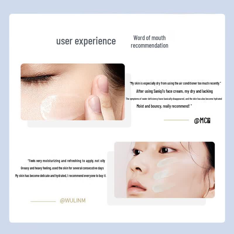 Sanniche Hyaluronic Acid Hydrating Moisturizing Essence Cream