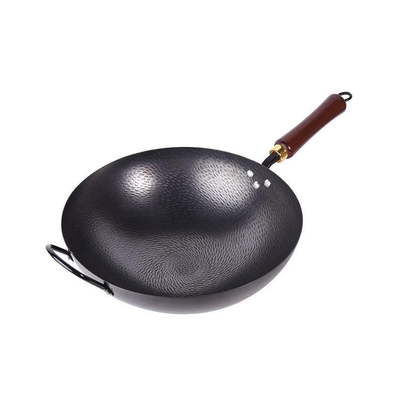 Zhuochuang Jingpin Hammered Uncoated Non-stick Iron Wok