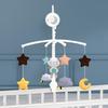 Baby Crib Mobile with Music & Rotating Toys Soft Plush Hanging Rattles for Newborns 0-3 Years Soothing Melodies for Nursery Stroller Bedtime