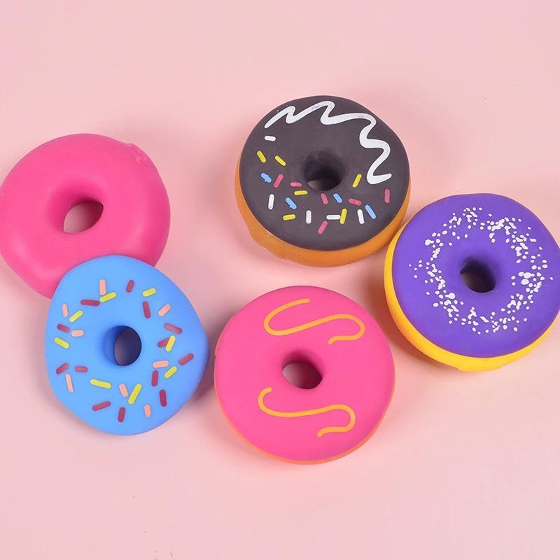 Simulation Soft Tpr Donut Squeeze Fidget Toys Stress Relief For Kids Adults Home Office School Travel