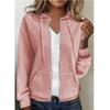Women S Zip Up Hooded Long Sleeve Sweatshirt Coat