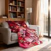Energetic Cartoon H Hazbin H HoteL S Blanket Soft Throw Blanket for Home Bedroom Bed Sofa Picnic Travel Office Rest Blanket Gift