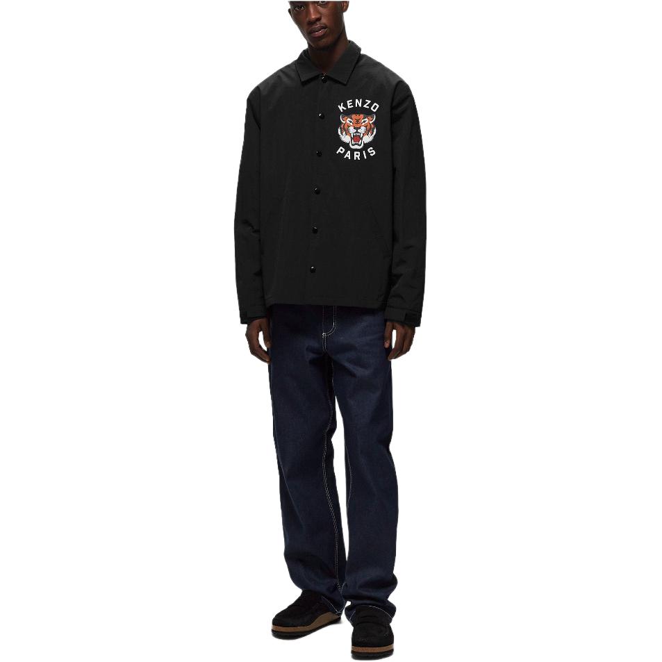 Kenzo Lucky Tiger Quilted Coach Jacket FE55BL0629NG-99
