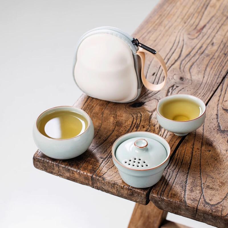 Ruyao Gourd Portable Travel Tea Set