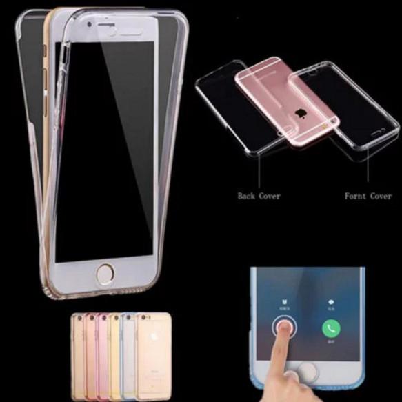 360 Silicone Degree Protective Clear Case For Iphone Cover Samsung