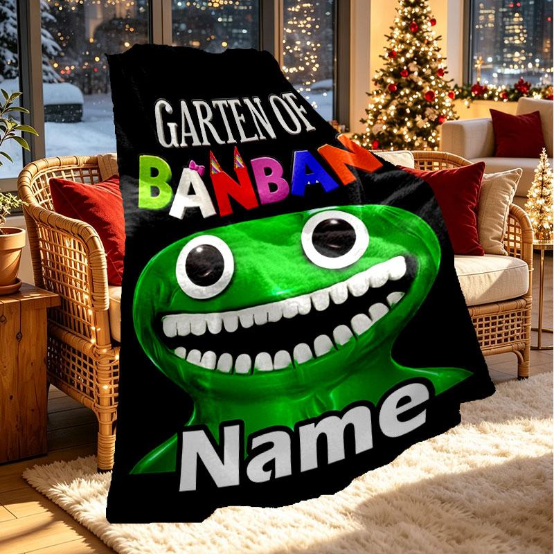 Kişiye Özel İsimli Oyun Rainbow Friends Baskılı Battaniye, Ev Dekorasyonu, Yatak Odası, Kanepe, Kamp, Koltuk, Doğum Günü Noel Hediyeleri