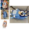 Bluey Plush School Backpack For Children Cute And Colorful Toddler Bag With Mobile Phone Pocket