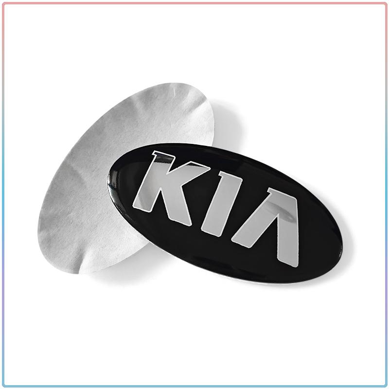 Auto Steering Wheel Badge Decal 1Pcs Fit for KIA Sportage Ceed Rio 3 4 K2 K3 K4 K5 K6 K7 K8 Picanto Sorento Optima Cerato Soul Car Interior Decoration